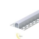 LED profilis Masterled GK plytelėms 2 m anoduotas matinis