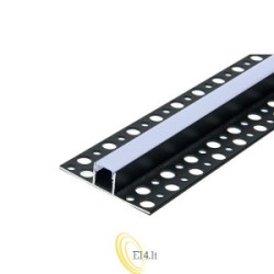 LED profilis Masterled GK plytelėms 2 m juodas matinis