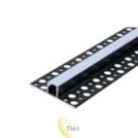 LED profilis Masterled GK plytelėms 2 m juodas matinis