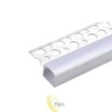 LED profilis Masterled GK single 2 m anoduotas pieniškas