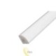 LED profilis Masterled kampinis 1 m anoduotas pieniškas