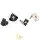 LED profilis Masterled kampinis 2 m juodas permatomas