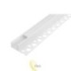 LED profilis PCV 33x12 įleidžiamas glazūra baltas 2m matinis