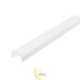 LED profilis PCV 33x12 įleidžiamas glazūrai juodas 2 m matinis