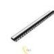 LED profilis PCV 33x12 įleidžiamas glazūrai juodas 2 m matinis