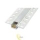 LED profilis PCV 50x12 įleidžiamas į gipso kartono plokštes, baltas, 1 m, matinis