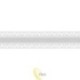LED profilis PCV 50x12 įleidžiamas į gipso kartono plokštes, baltas, 2 m, matinis
