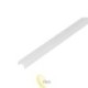 LED profilis PCV 50x12 įleidžiamas į gipso kartono plokštes, baltas, 2 m, matinis