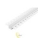 LED profilis PCV 50x12 įleidžiamas į gipso kartono plokštes, baltas, 2 m, permatomas
