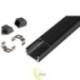 LED profilis Masterled slim 2 m juodas juodas