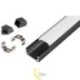 LED profilis Masterled slim 2 m juodas matinis