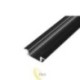 LED profilis Masterled įleidžiamas 2 m juodas