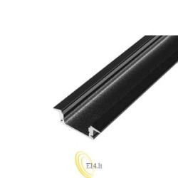 LED profilis Masterled įleidžiamas 2 m juodas