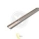 LED profilis PCV 16x7 Slim pilkas 1 m permatomas