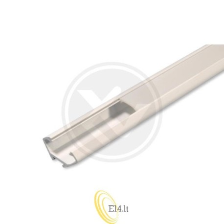 LED profilis PCV 22x12 Corner baltas 1 m pieninis