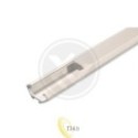 LED profilis PCV 22x12 Corner baltas 1 m pieninis