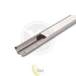 LED profilis PCV 22x12 Corner pilkas 1 m pieninis