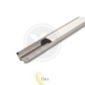 LED profilis PCV 22x12 Corner pilkas 2 m pieninis