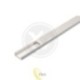 LED profilis PCV 16x7 Slim baltas 2 m pieninis
