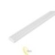 LED profilis PCV 16x7 Slim baltas 2 m pieninis 2