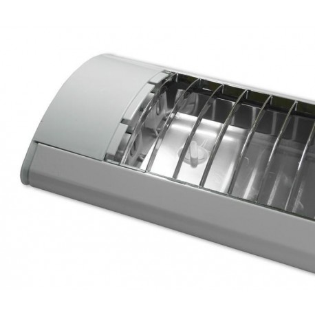 LED Šviestuvas T8/G13, 2x36W, paviršinis, su reflektorium