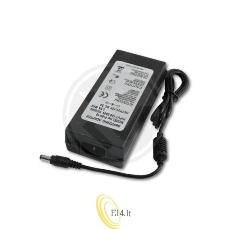 Impulsinis maitinimo šaltinis desktop 12V/5,0A su 3 kontaktų kabeliu