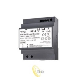 Maitinimo šaltinis DIN bėgiui 24V 100W 4.16A IP20