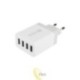 Maitinimo šaltinis Quick Charge 20W 4xUSB-A baltas