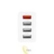 Maitinimo šaltinis Quick Charge 20W 4xUSB-A baltas