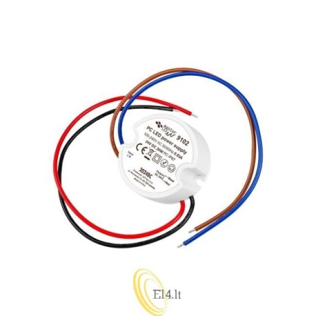 LED maitinimo šaltinis, montuojamas į dėžutę, PC, 24V, 20W, 0,83A, IP67