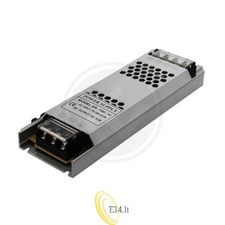 LED maitinimo šaltinis Flat 12V 100W 8,3A