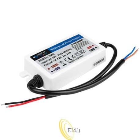 LED maitinimo šaltinis Ultra PC 12V 24W 2A IP67
