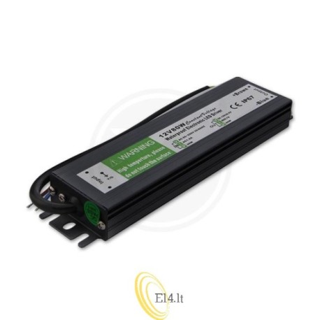 LED maitinimo šaltinis IP67 12V 80W 6,67A