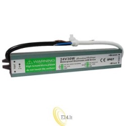 LED maitinimo šaltinis IP67 24V 30W 1,25A