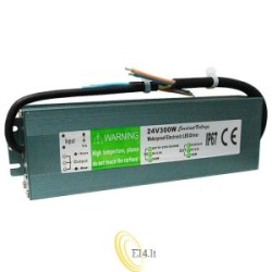 LED maitinimo šaltinis IP67 24V 300W 12,5A
