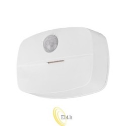LED akumuliatorinė lempa Aku Lima PIR balta 3xAAA