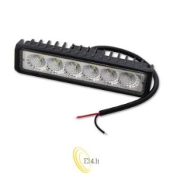 LED darbinė lempa 10-30V 18W 6LED