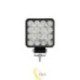 LED darbinė lempa 10-30V 48W 16LED kvadratinė WR