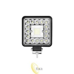 LED darbinė lempa 10-60V 123W 41LED kvadratinė