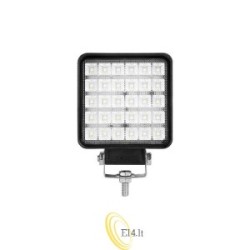 LED darbinė lempa 10-60V 90W 30 LED kvadratinė