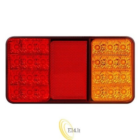 LED galinė kombinuota 3 viename lempa, dešinė
