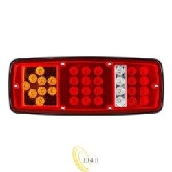 LED galinė kombinuota 4 viename levoji lempa