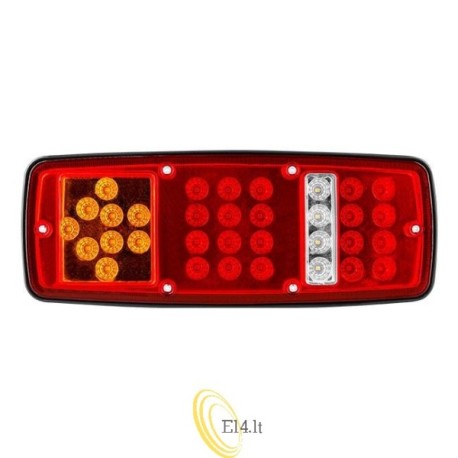 LED galinė kombinuota 4 viename levoji lempa