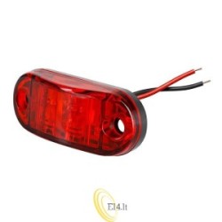 LED kontūrinė lempa 12-24V 2xSMD raudona