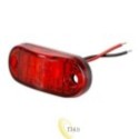 LED kontūrinė lempa 12-24V 2xSMD raudona