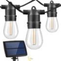 Saulės energija maitinama LED girlianda 10 LED 10 m apvali