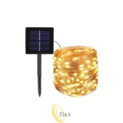 Saulės energija maitinama LED girlianda 500 LED 5190 cm laidas.