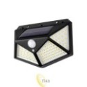 LED saulės lempa 100xSMD su judesio ir prieblandos jutikliu