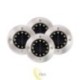 LED saulės lempa 12xSMD sodo įsmeigiama - 4 vnt.