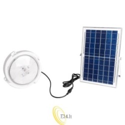 LED lubinis šviestuvas su saulės baterija 120W IP65 5000K
